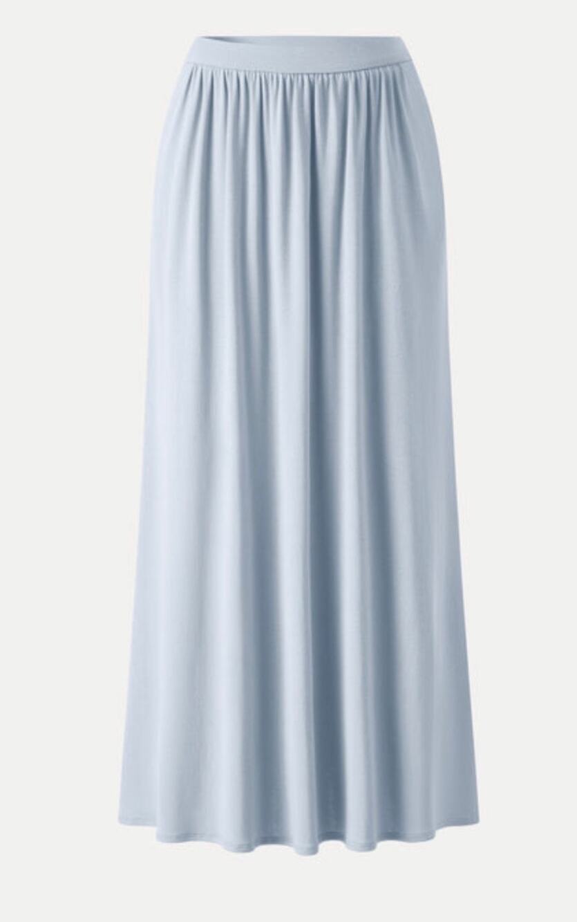 OGL Move Gray Maxi Skirt Long Flowy High Rise Elastic Waist Pockets Size L